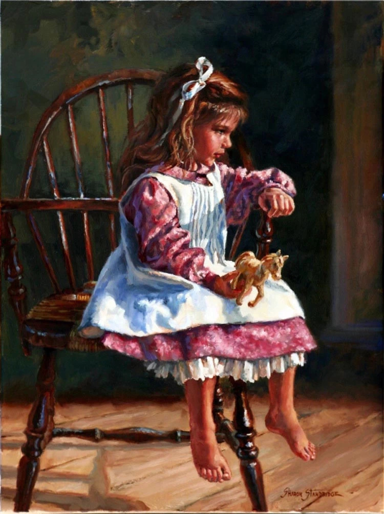 莎朗·斯坦德里奇#美国西牧风情油画 | 莎朗·斯坦德里奇作品欣赏