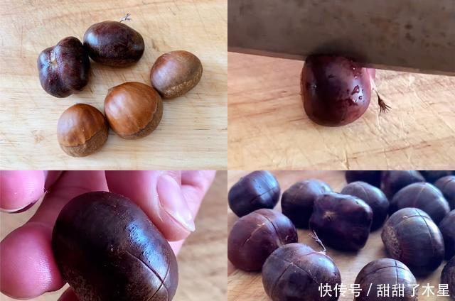 香甜|我家糖炒栗子从不买,有电饭锅就能做,1秒剥皮,香甜软糯超好吃