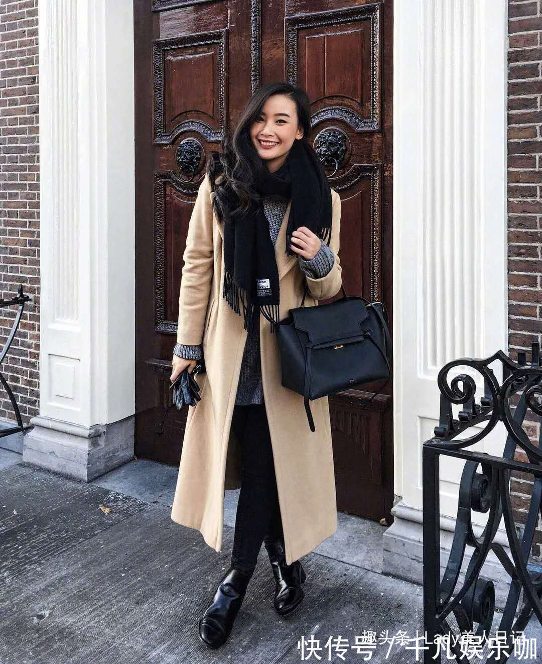 小个子 快来,显高显瘦的“长风衣/大衣”穿搭,经典实用,小个子更要看