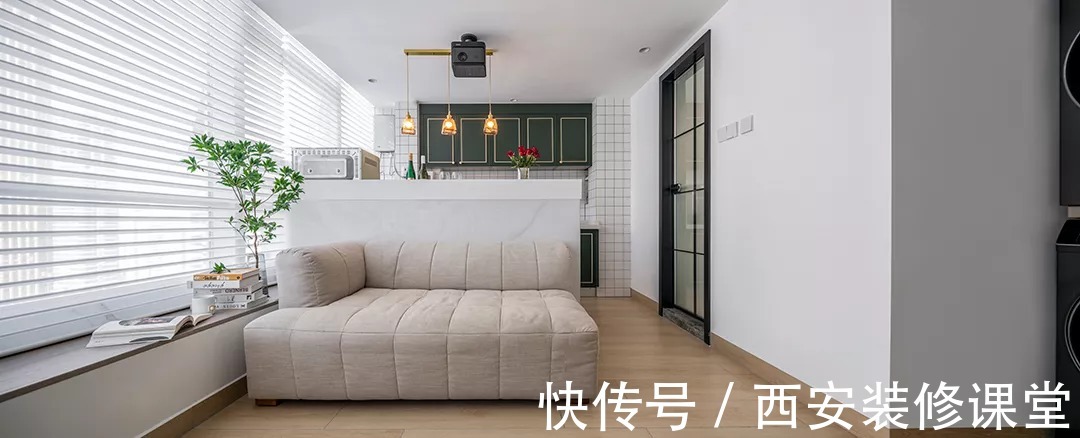 樓梯間|50㎡挑空公寓,做隔層一人住真美