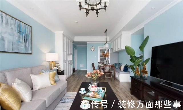 落地窗|102平美式二居室,将落地窗元素嵌入?窗体空间通透明亮