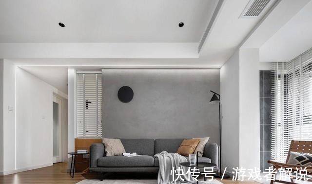 客厅|黑白灰装修风格真漂亮,100㎡低调简约设计,更贴近生活!