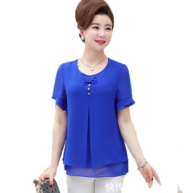 短袖 妈妈自从穿了这些上衣,衣柜里的衣服都不想再穿了