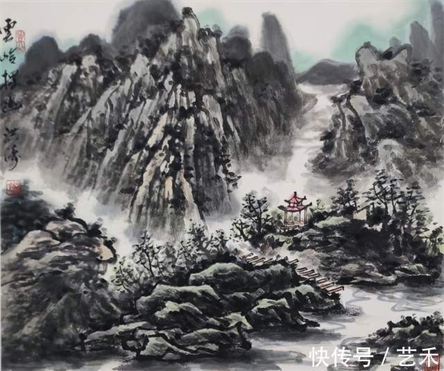 美术师@“道法嵩山”知名画家赵洪涛作品赏析