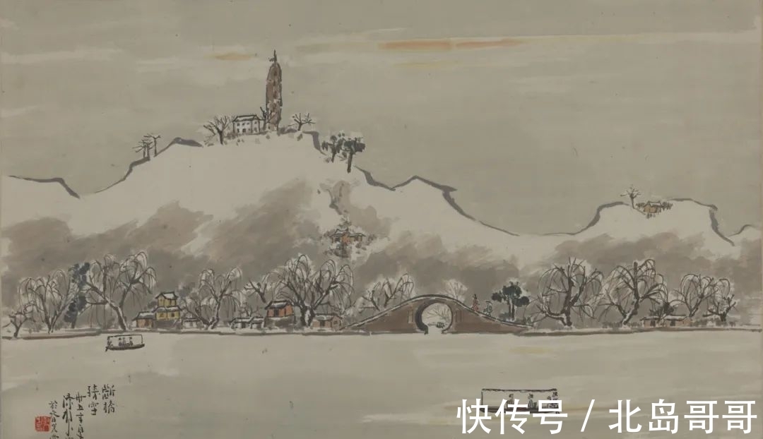 绘画@“中国美术馆‘典藏活化’系列展:只信仙都有此奇——陈树人绘画作品展”在中国美术馆