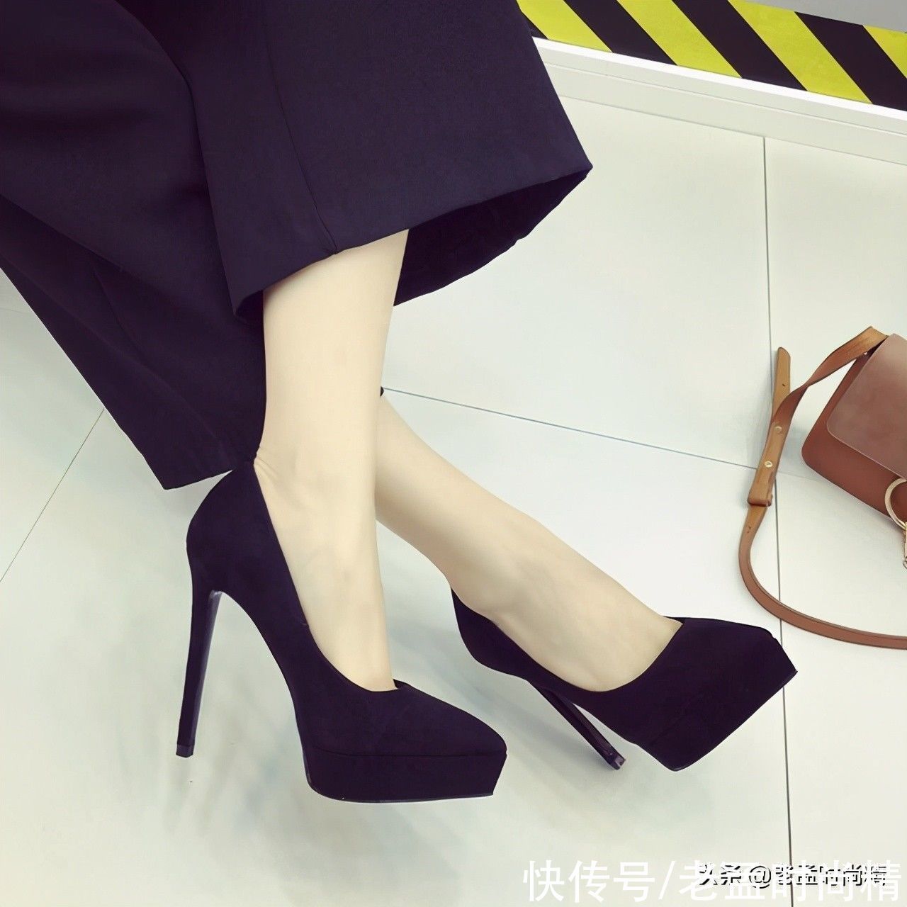 尖头|穿过这么多高跟鞋,还是黑色最有气场,百搭还有女人味儿