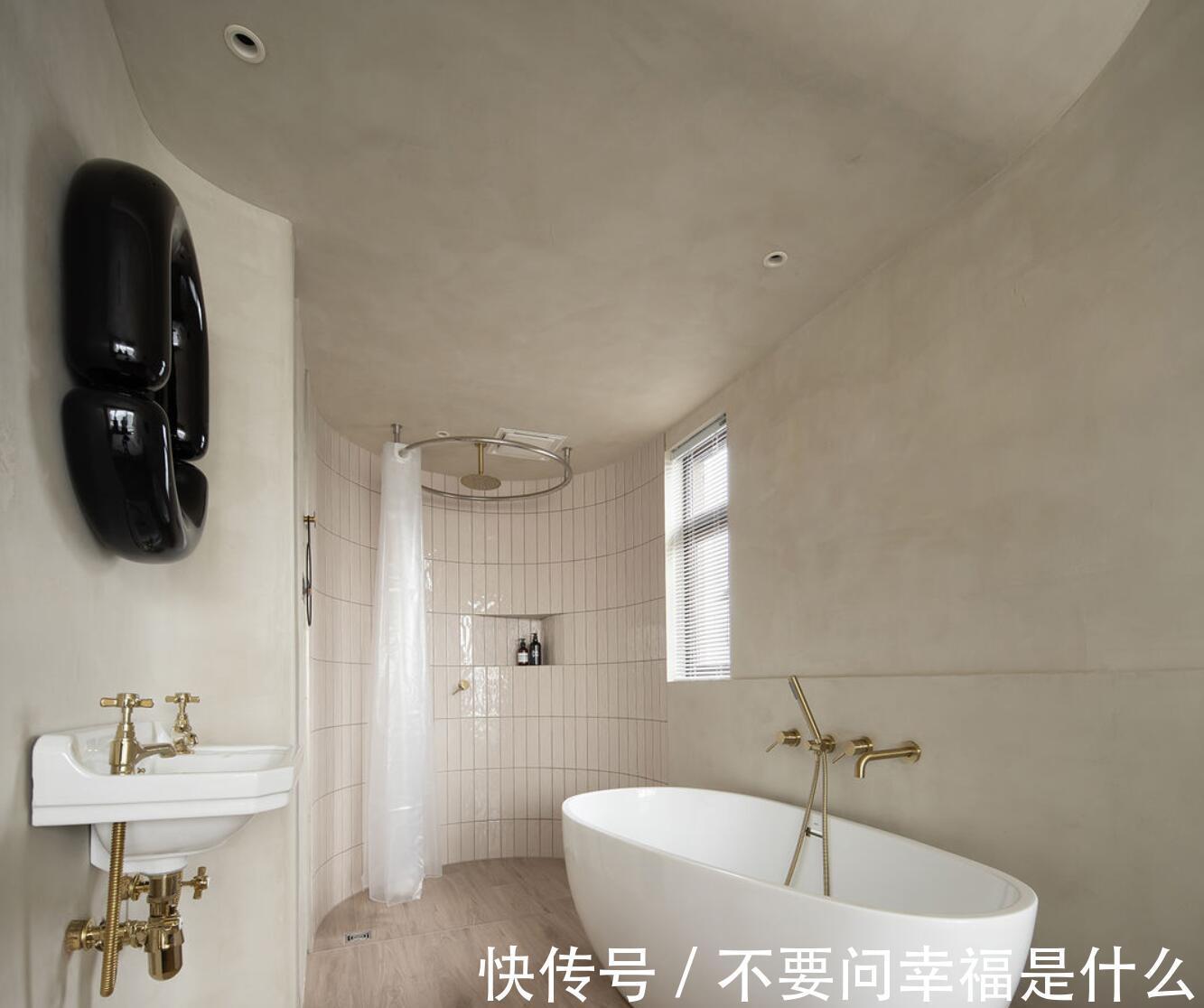 空间表现|不愧是设计师的家，全屋不用乳胶漆，布局颠覆传统，超有质感！