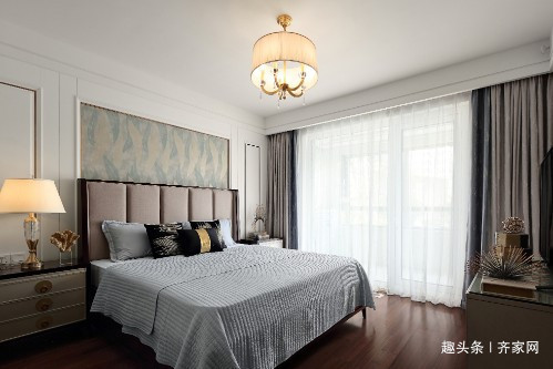 混搭风|143m2轻奢混搭风，简约风为基础，直线条为元素，凸显室内的质感