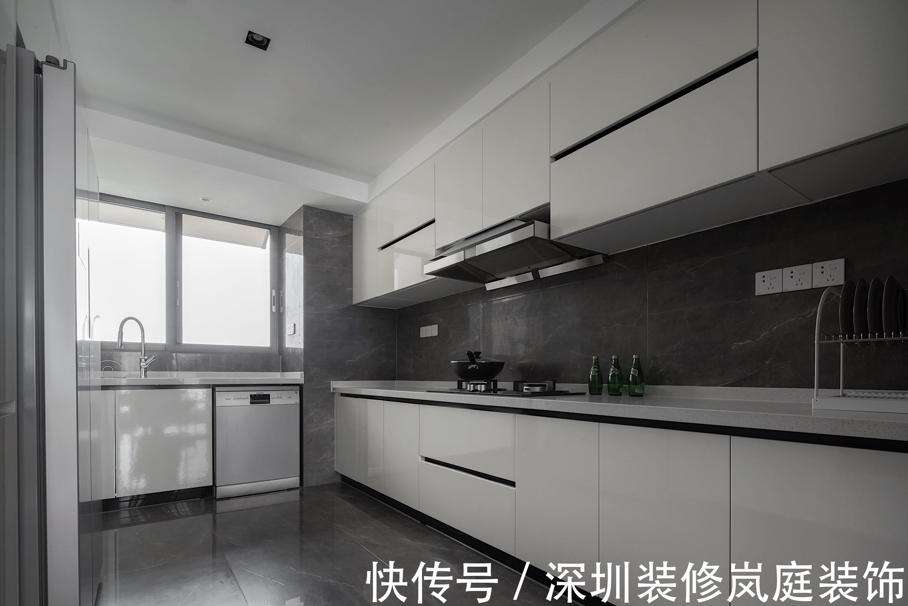 装修|深圳装修:侨乡村109㎡现代简约,缔造时尚家居新格调!