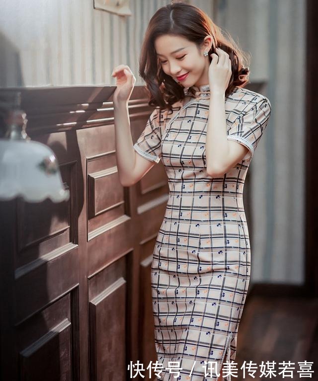 “A字裙”过时了，今年开春流行的是“旗袍”，这也太美了吧
