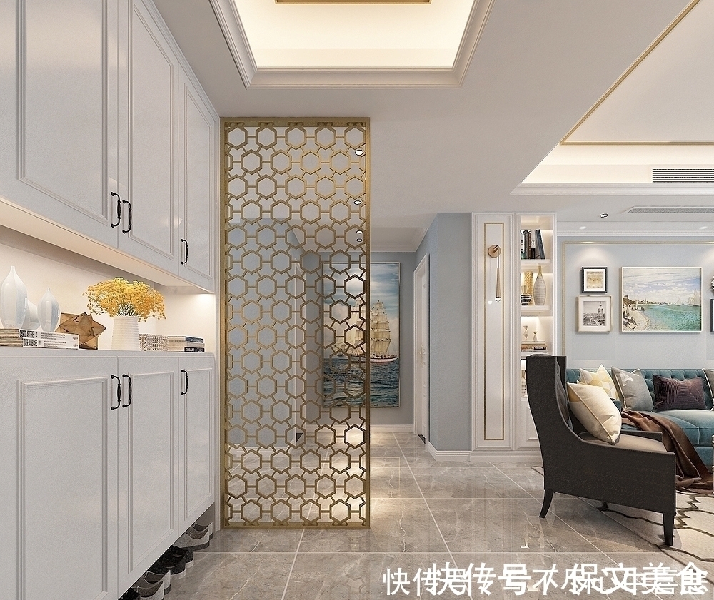 美式|125平美式风格,现代与美式的碰撞,时尚轻奢齐头并进,太迷人了