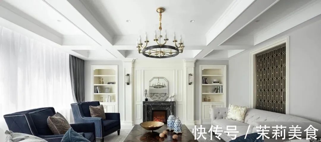 美式|168㎡轻奢美式风格,精致优雅的空间让人一见倾心
