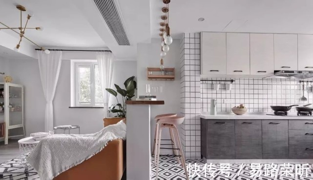 通透明亮|平淡无奇的89㎡小户型,将其客餐厅全开放,瞬间变得美貌又明亮!