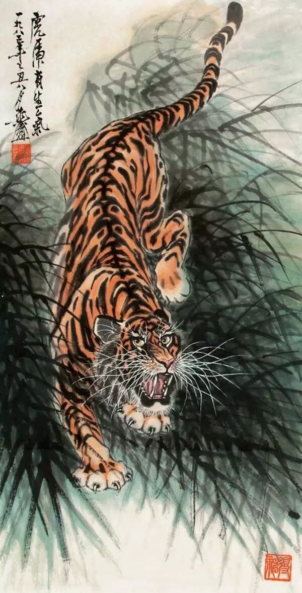 胡爽庵|“被埋没的画虎大师”胡爽庵 作品欣赏