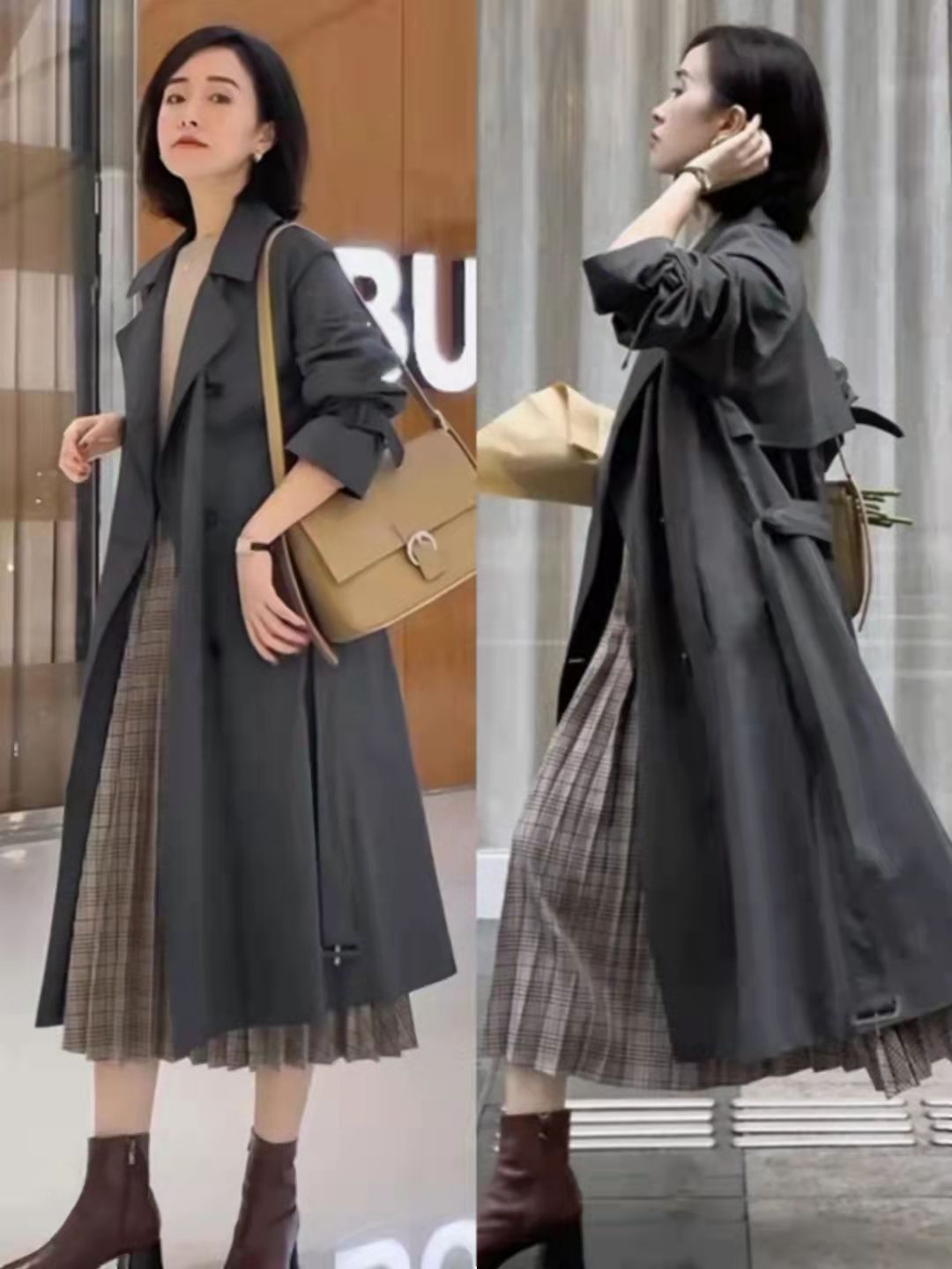 穿搭|女人40岁后别总穿打底裤,学这位博主的裙装穿搭,时髦又有女人味