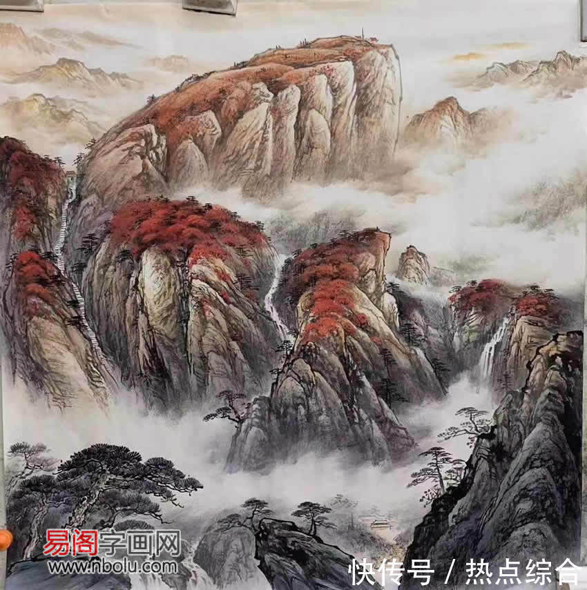 杨天佑@梁海波：师法自然，创造灵动彩墨山水