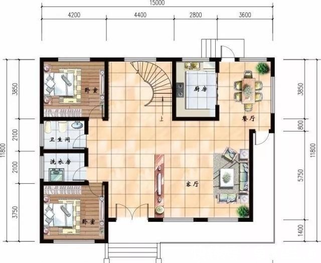 面砖|外观能打满分的两栋农村自建房,施工队看了都一个劲的夸!