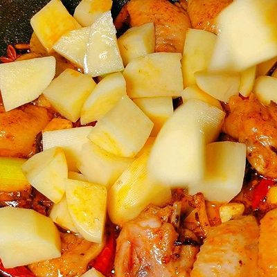 土豆|超好吃巨下饭鸡翅炖土豆