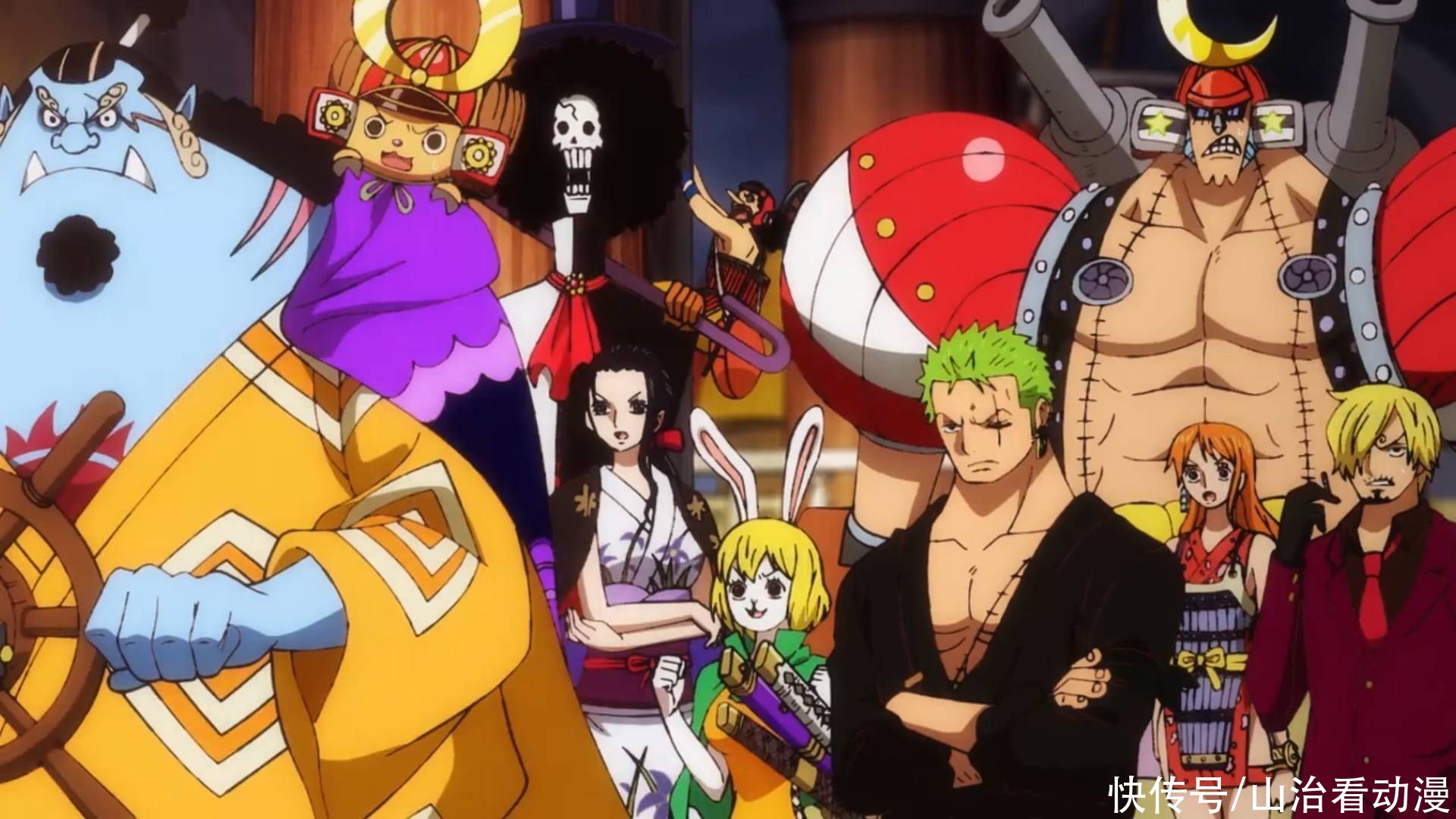 鬼岛|海贼王1020话情报：尾田实锤山治是路飞的双翼，罗宾对战黑玛利亚