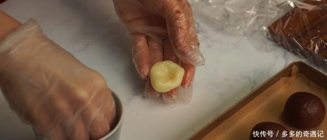 软心巧克力曲奇,麻薯爆浆拉丝粘糯浓香零食中的李奎妹妹