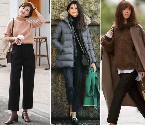 冬天裤子不要多，选对这三条，搭大衣、羽绒服时髦又显瘦