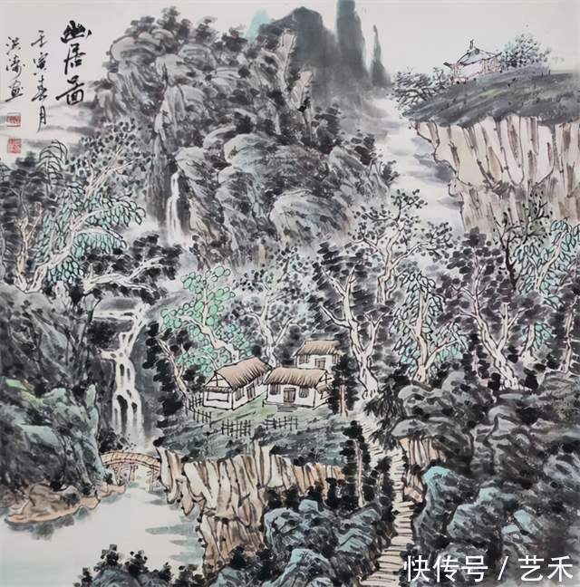 美术师@“道法嵩山”知名画家赵洪涛作品赏析