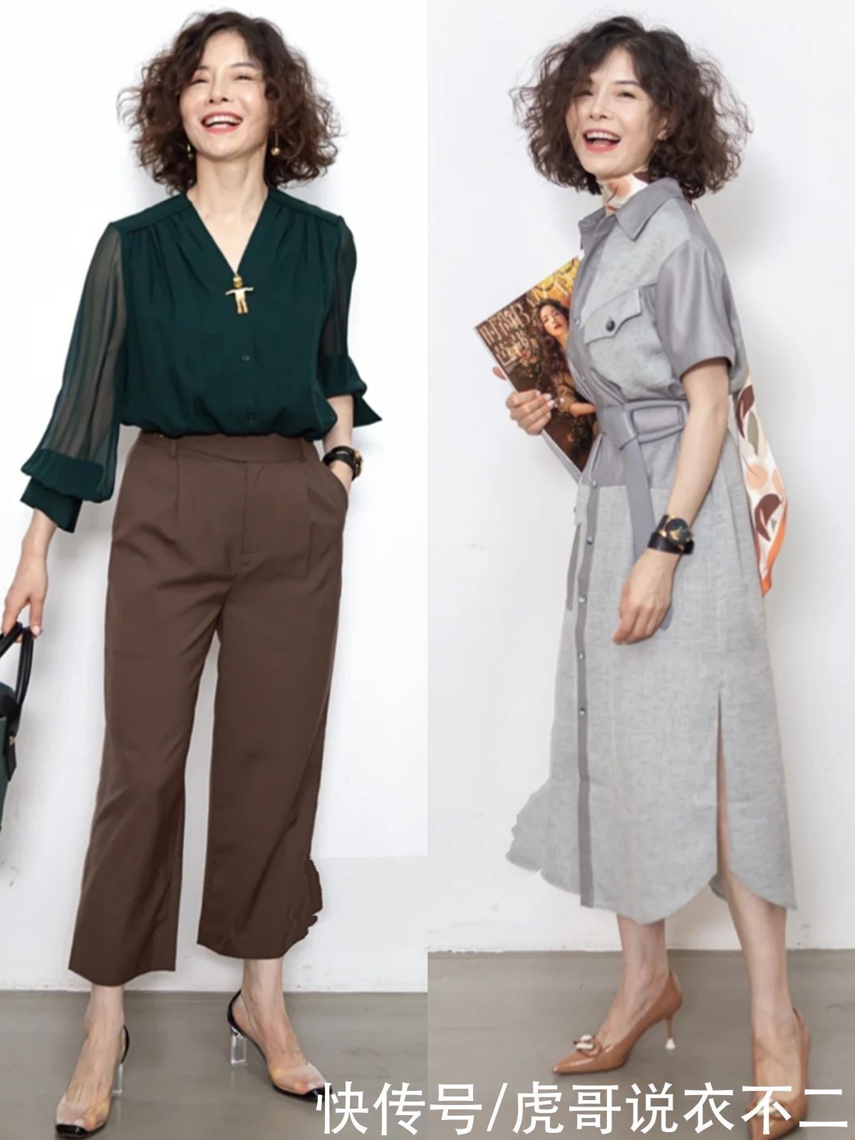 灰色 会穿“高级灰”才是高手,学大龄姐姐的搭配,年过50岁也优雅知性