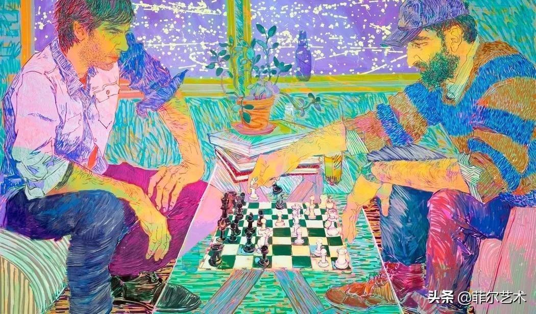 霍普·冈洛夫&美国画家霍普·冈洛夫用平静的笔触描绘强烈的感情