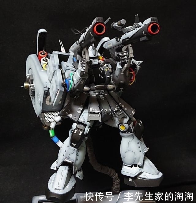 模友|机动战士高达,手柄背包扎古模型改造