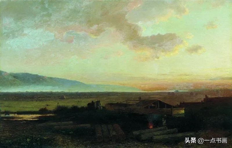 风景$光色优美的俄罗斯风景油画,如此迷人美丽