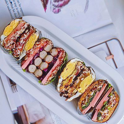 糙米|ins折叠紫菜包饭