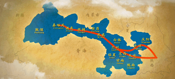 河西走廊|两千年前,河西走廊的“F4”天团出道