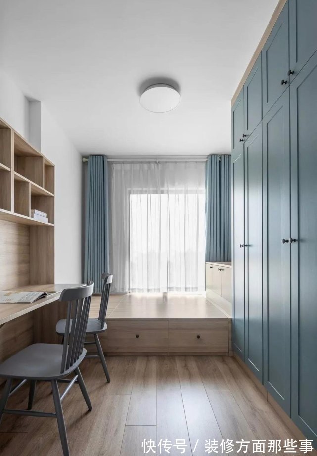 刚需型|95平三居室温馨清简的配色,为四口之家打造舒适的刚需型住宅