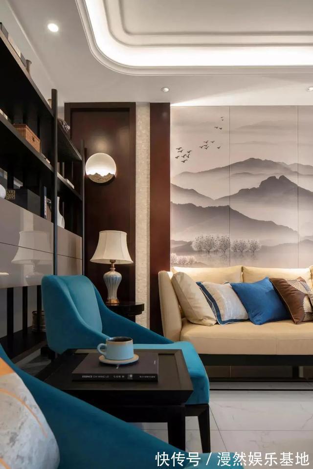 休闲椅|450㎡新中式别墅,禅意高级的房子,情趣舒适的人生