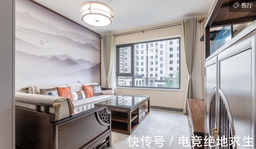 空间|将三居室,爆改成父母钟爱的一居室,处处彰显中式的美