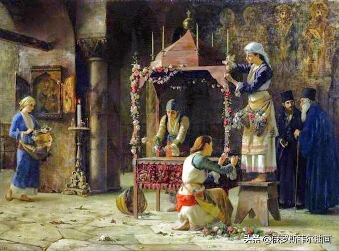 拉利@微妙而动人的油画，他画出了东方浪漫的神秘主义