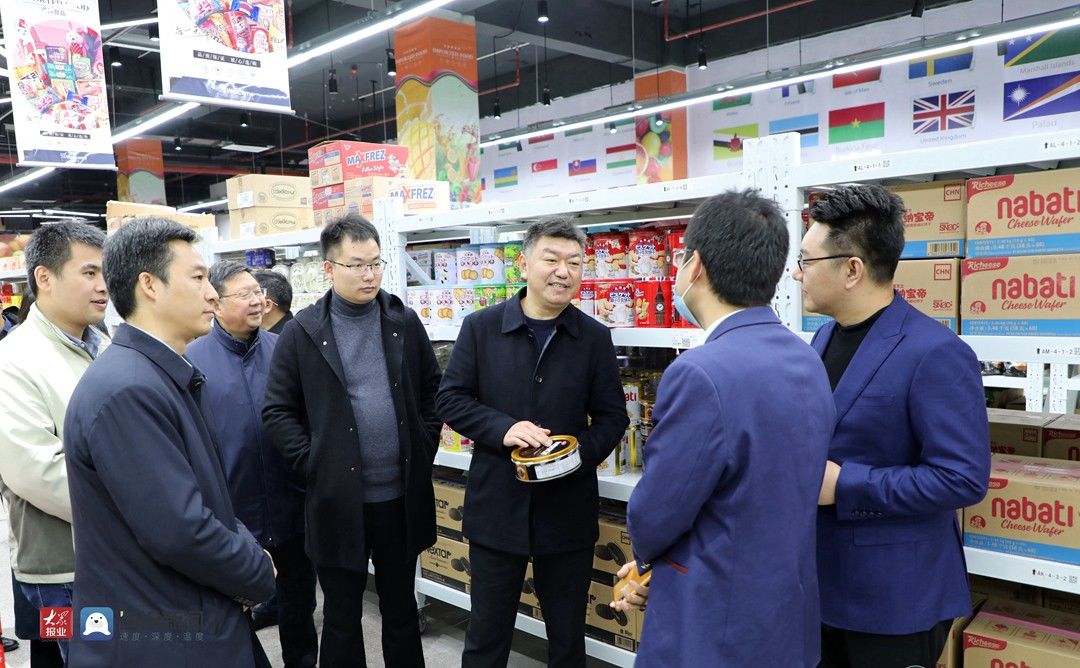 揭牌|海州区跨境电商孵化基地揭牌仪式于瀛洲路农贸市场成功举行
