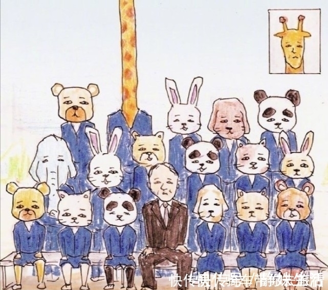 毕业照|画师笔下“长颈鹿的烦恼”,拍照难以露脸,绘画容易变成俯视图