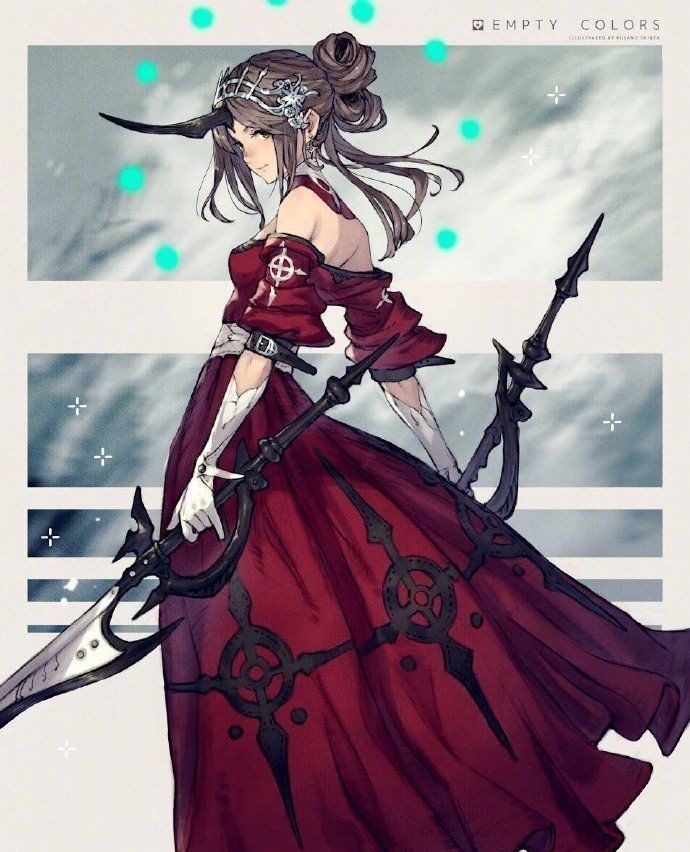 JK!这位画师笔下的JK小姐姐太帅了,一手拿书包,一手拿武器