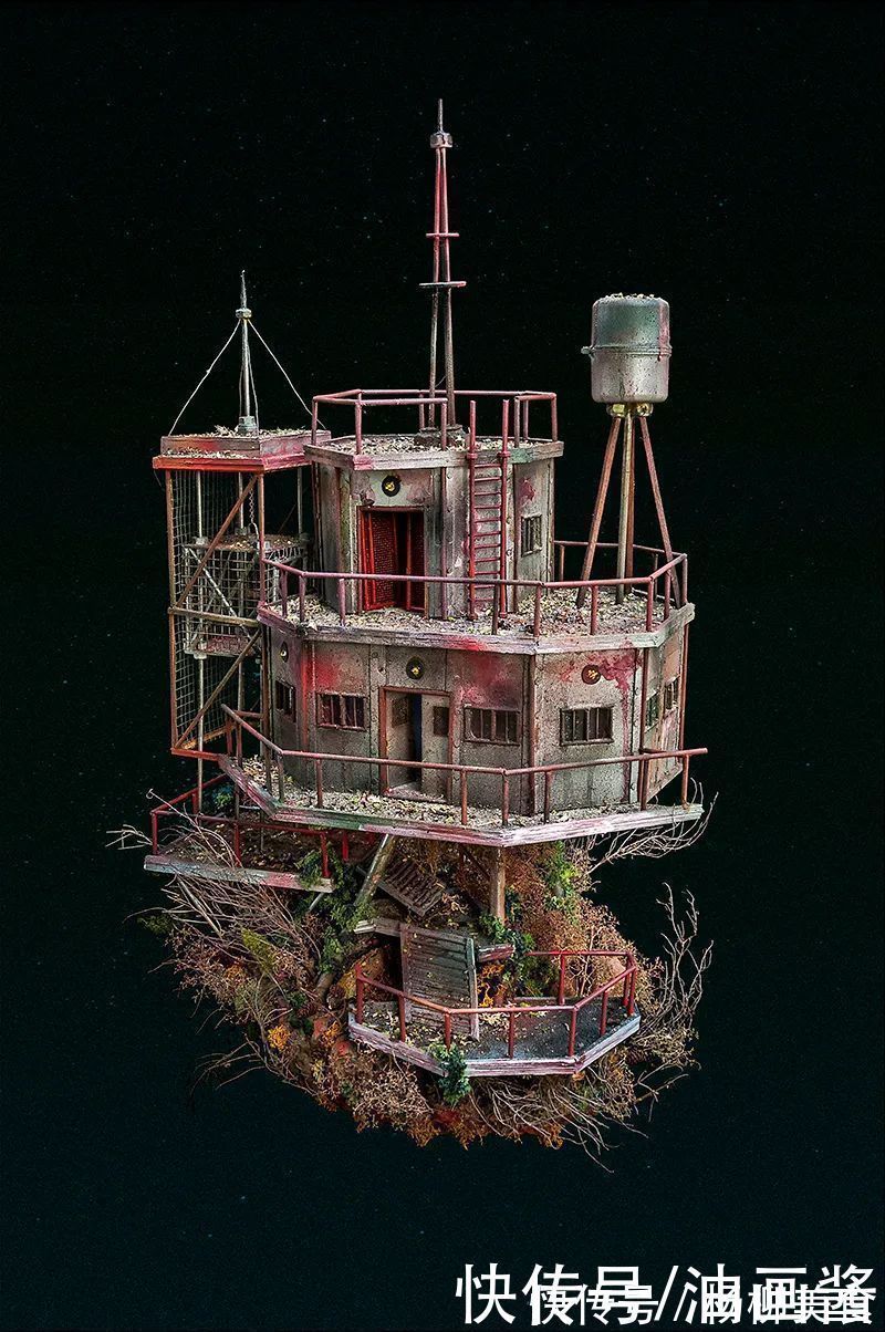 雕塑$微型艺术家历时4年,打造了一个破败的世界,精致程度让人叹服
