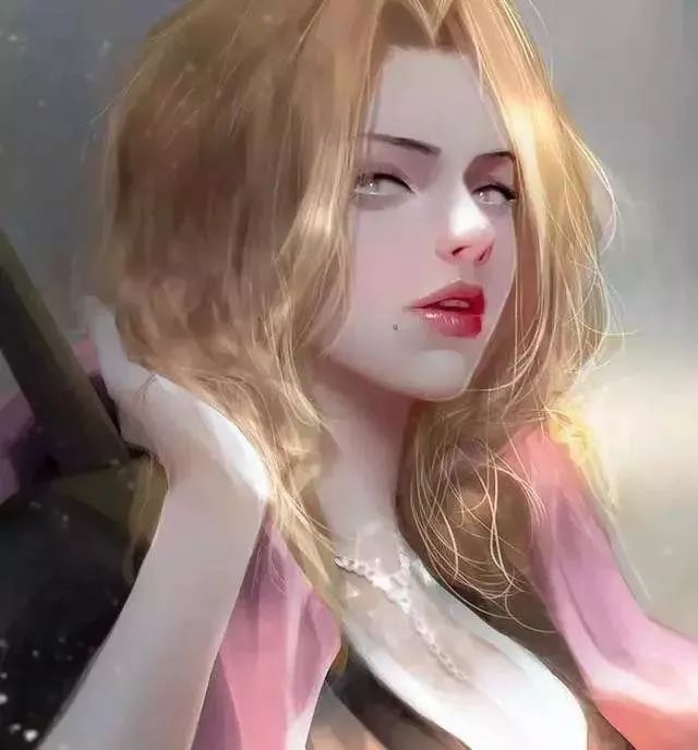 暗部$这三位艺术家的画中女子,楚楚动人,美若天仙