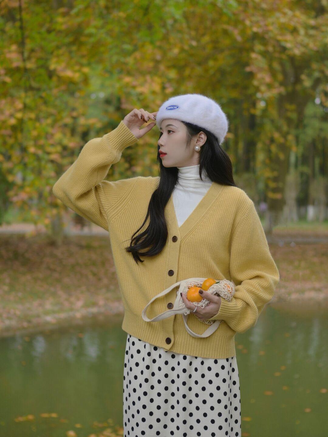 半身裙|优雅女人衣橱里少不了“开衫”,温柔保暖,气质提升不止一点点