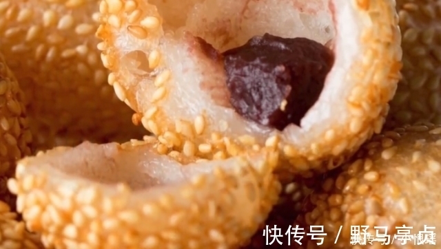 糯米团|想吃麻团不用买，1碗糯米粉就能做，个个金黄酥脆，好吃停不下来