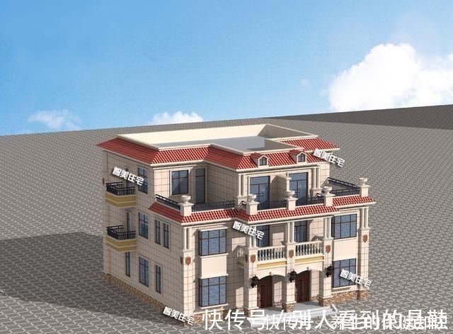 两兄弟|16×16.8米平顶双拼别墅,豪华外观下,是兄弟俩的同心坚持!