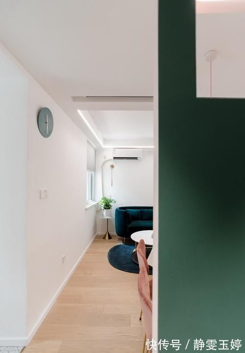 隔墙|大白墙装出智慧小宅,都藏在她家65㎡二居室里,实用性满分,好美好治愈