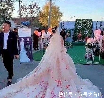 农村新娘|最美农村新娘,气质不输明星,新郎上辈子做了什么?