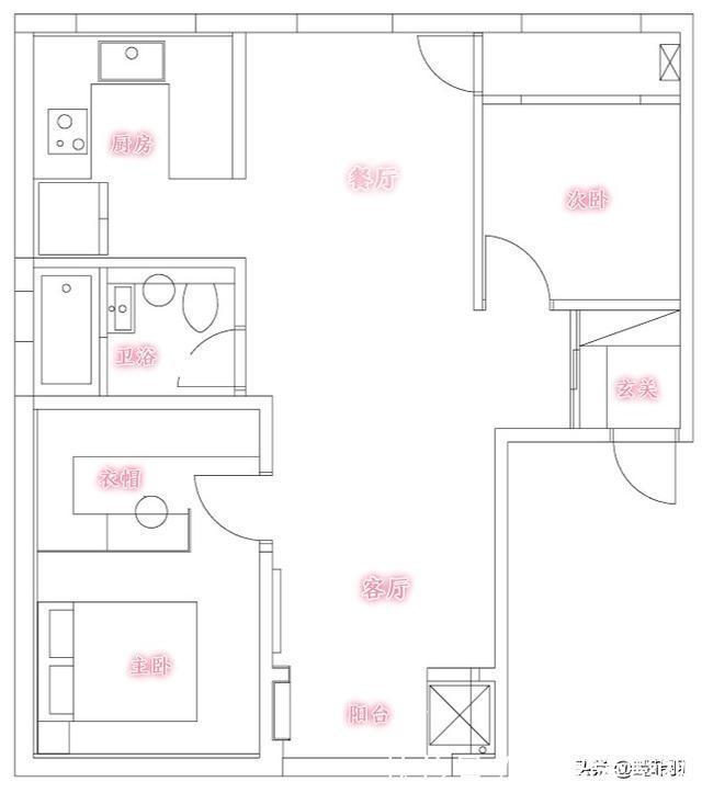 卫生间|90后姑娘晒出新房：66㎡像入住了10年，一开门网友评：满屏脚臭