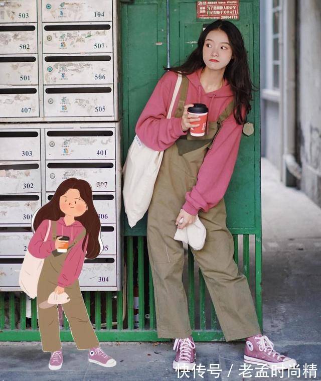 小仙女|独特个性的撞色复古风穿搭,俗到极致便是时髦,充满青春活力感!