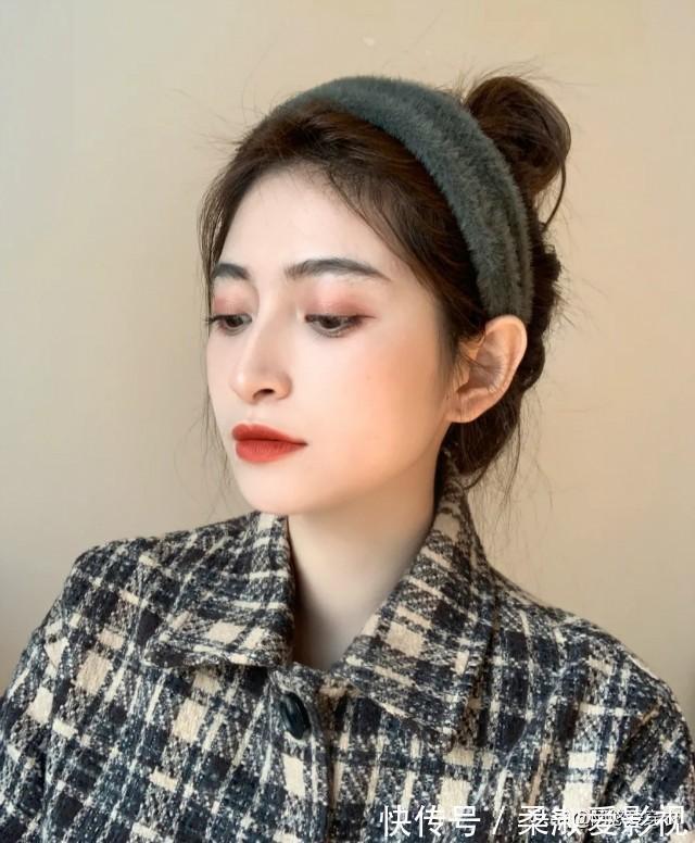 头发|丸子头:扎出了少女感,烟筒卷:烫出了洋气感,2021真不得了