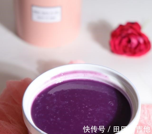 紫薯玉米糊!